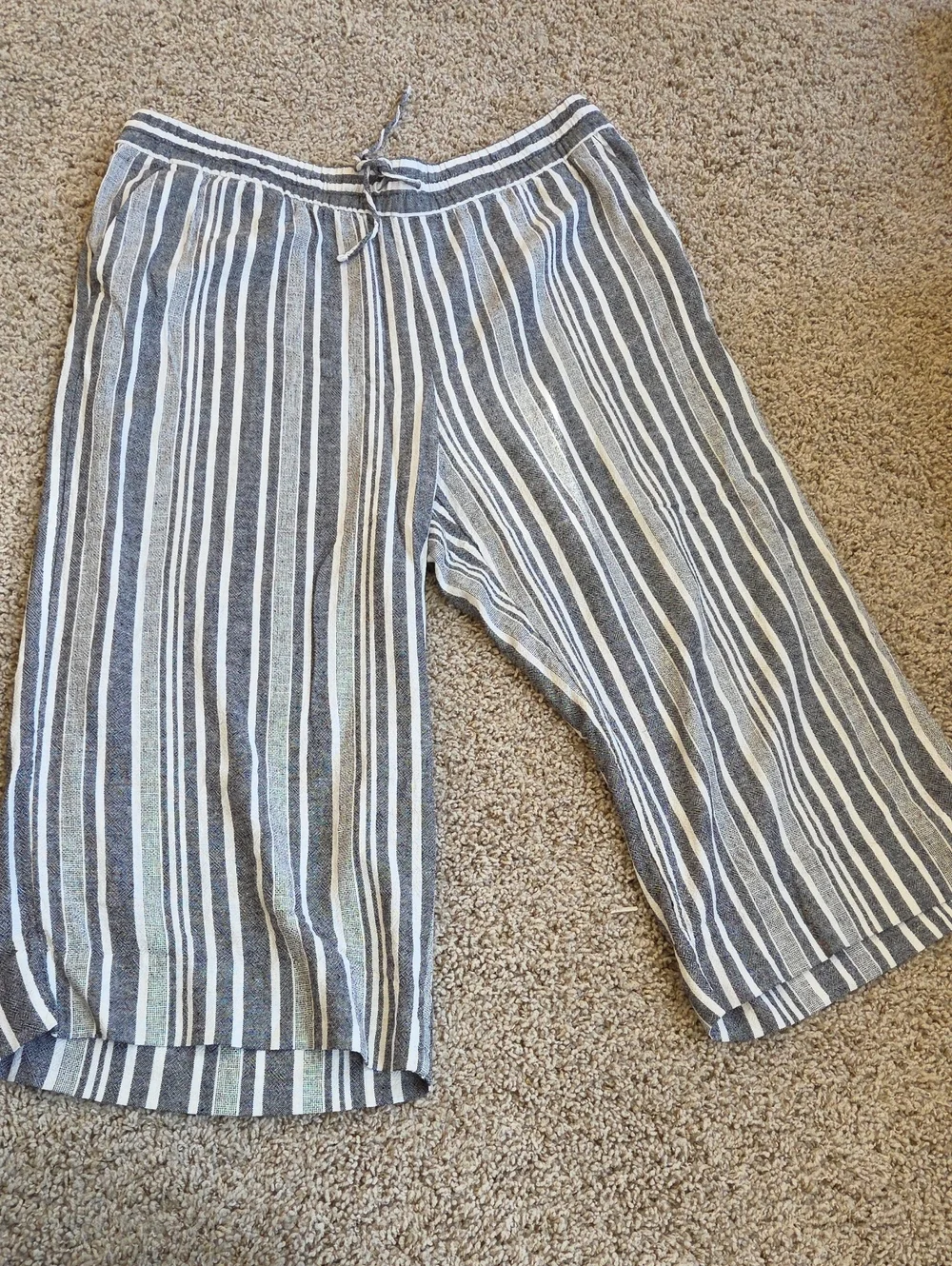 Banana Republic Wide Leg Crop Trousers Size XL